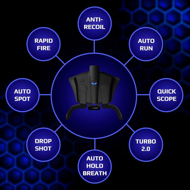 Collective Minds Strike Pack F.P.S. Dominator Controller Adapter with MODS & Paddles for PS4 - Black