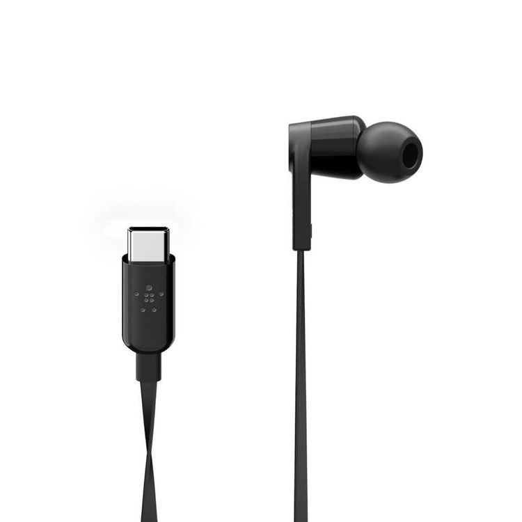USB-C Connector Headphones Belkin G3H0002btBLK Wired Headphones- Black