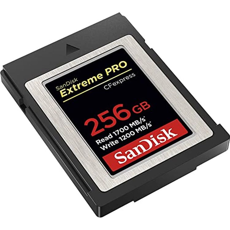 SanDisk 256GB Extreme PRO CFexpress Card Type B - SDCFE-256G-GN4NN - Black