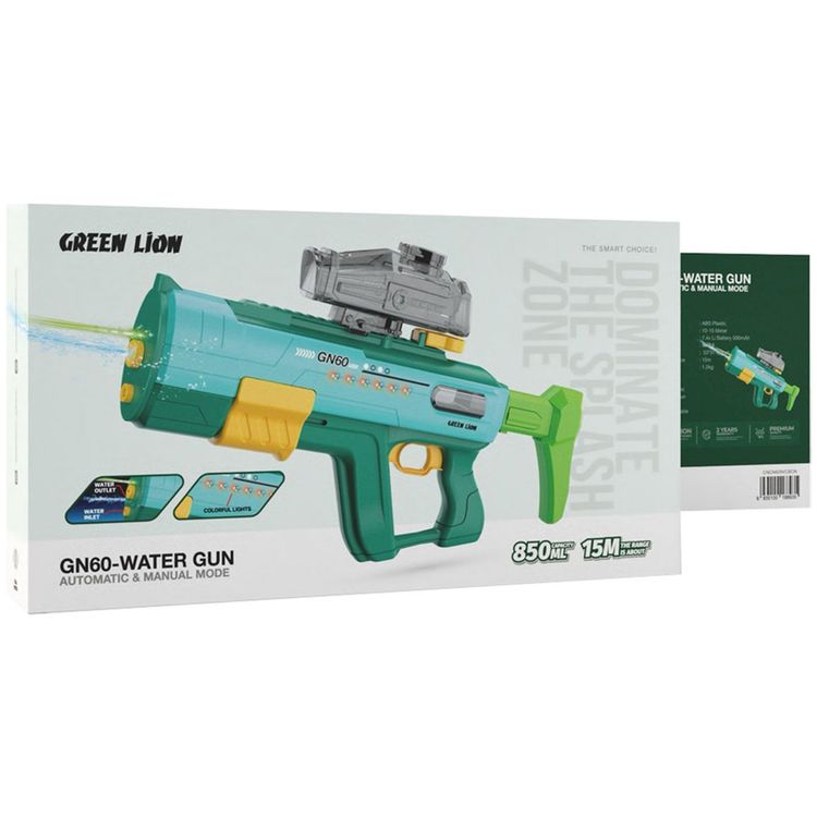 جهاز المياه جرين ليون GN60 وضع الطلقة الواحدة التلقائي واليدوي، مانع تسرب، مصنوع من مادة بلاستيك ABS.