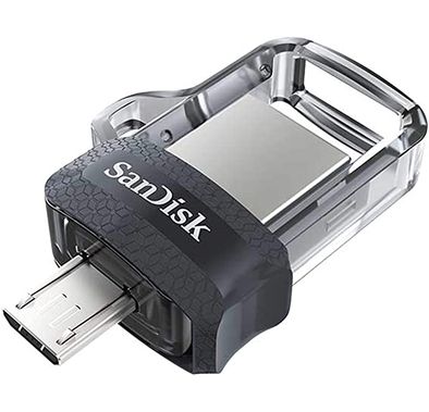 SanDisk SDDD3-032G-G46 Ultra Dual Flash Drive m3.0 for Andriod Smartphones - 32GB- Black (Pack of1)