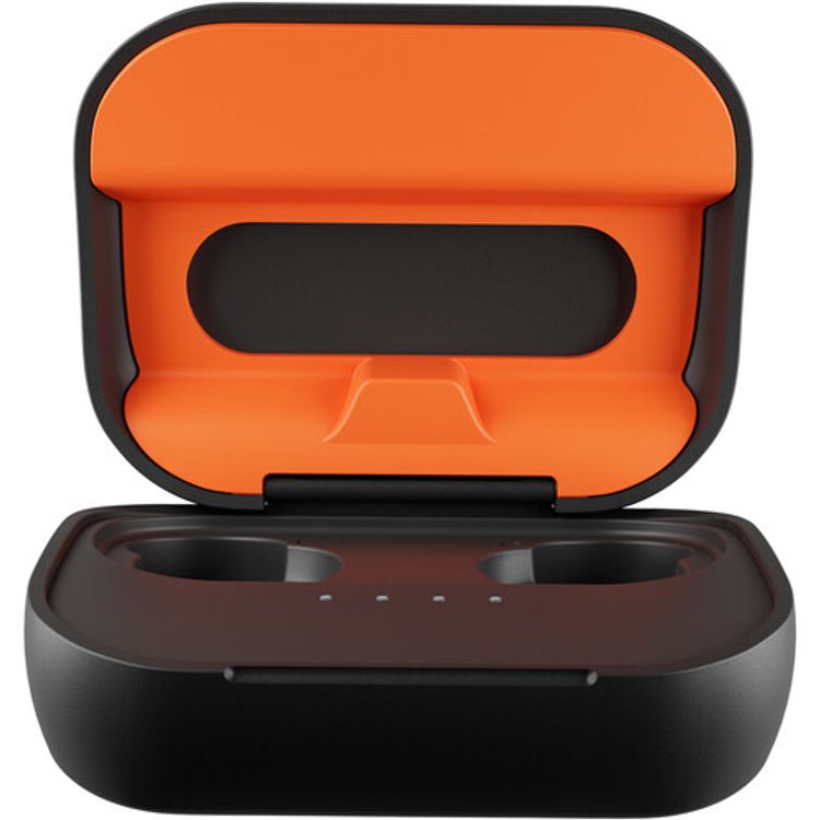 سماعات Skullcandy Grind اللاسلكية بالكامل للأذن، حتى 40 ساعة من عمر البطارية الإجمالي، كابل شحن سريع USB-C، ميزة مشاركة الصوت، التشغيل التلقائي/الاتصال - باللون الأسود