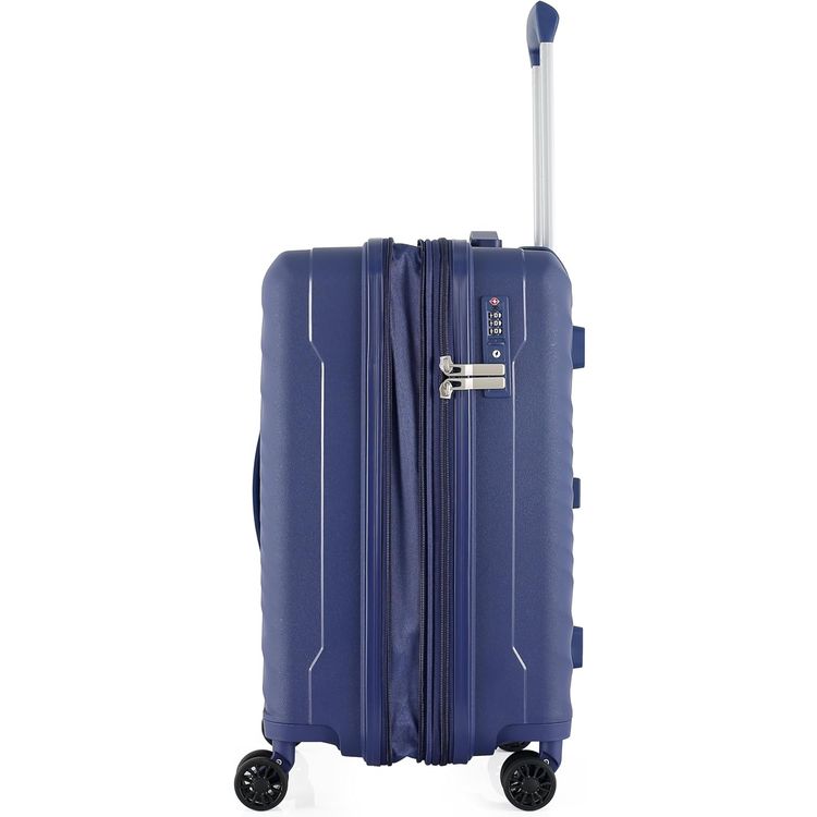 H.T Luggage Bag, Hard Case Polypropylene (PP) Material - Small/Blue
