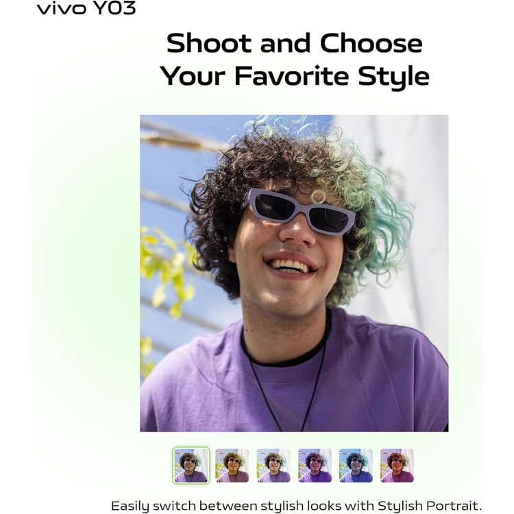 Xiaomi vivo Y03 4G TRA Version, 6.56", 4GB RAM, 128GB Storage, 13MP, Dual SIM, Android 14, GSM, HSPA, LTE - Space Black