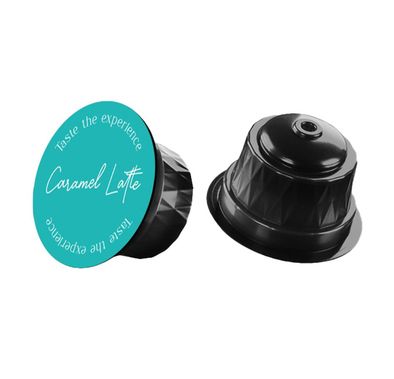 Lepresso Capsule for Dolce Gusto 16pc - Caramel Latte, 0% Cholesterol and Trans Fat, Air-Tight Capsules 