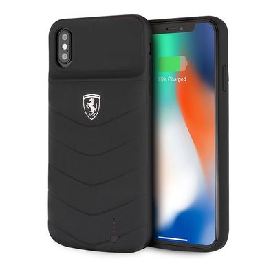 Ferrari Off Track Full Cover Power Case 4000mAh for iPhone 11 Pro Max, Officially Licensed, Shock Resistant, Scratches Resistant