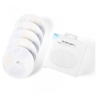 PETKIT Fountain Filter 5-Pack (for Eversweet 2/2S/3/SOLO/WIRELESS) - White