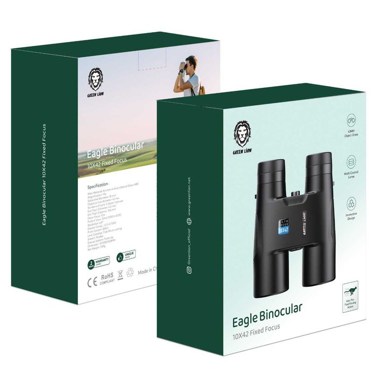 Green Lion Eagle Binocular - Black
