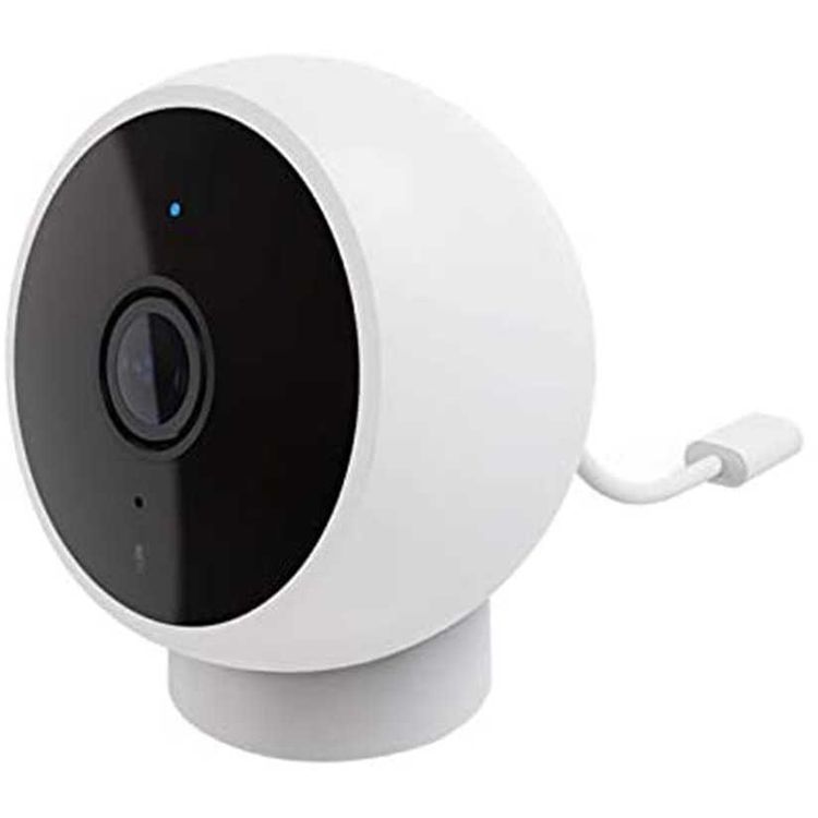 كاميرا مراقبة منزلية شاومي مي (حامل مغناطيسي) تجربة 170 درجة 1080 بكسل عالية الدقة بدقة 20 إطارًا في الثانية ، رؤية ليلية ، مقاومة للماء والغبار IP65