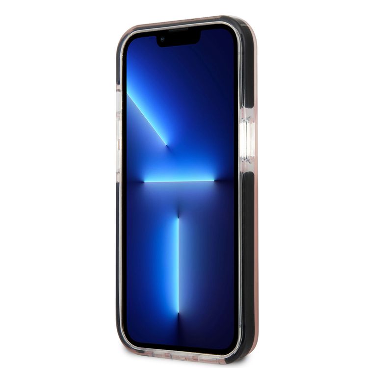 AMG AMHCP13X2EBOO PC/TPE Hard Case Compatible with iPhone 13 Pro Max - Orange/Black