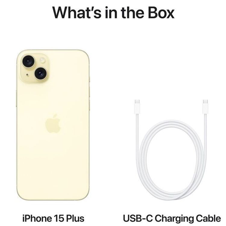 Apple iPhone 15 Plus - 256GB - Dual SIM - Yellow