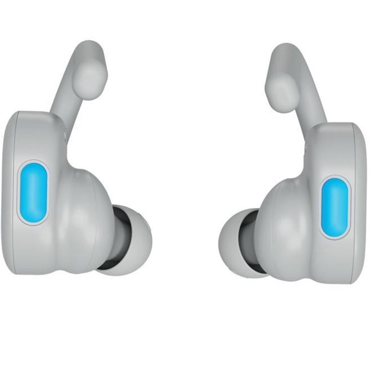  سماعات بوش أذن داخلية لاسلكية النشطة من سكل كاندي - رمادي/أزرق