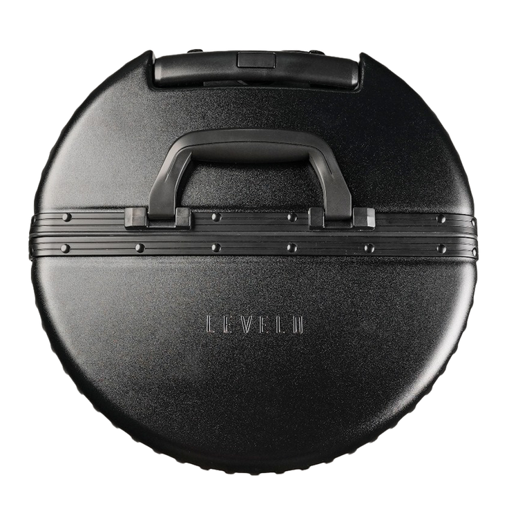 حقيبة سفر ليفيلو أورو مقاس 24 بوصة من مادة ABS، وزن خفيف مع عجلات دوران 360°، مصنوعة من ABS+PC وقماش بوليستر، تتحمل وزن 100 كجم، عجلات مدمجة صامتة - باللون الأسود.