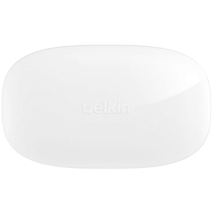 سماعات Belkin SOUNDFORM Immerse لإلغاء الضوضاء، مع خاصية Google Fast Pair، عمر بطارية يصل إلى 24 ساعة، اتصال لاسلكي (بلوتوث) - اللون الأبيض