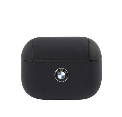 CG Mobile BMW Signature Collection PC Leather Case with Metal Logo Compatible for AirPods Pro, Shock & Scratch Resistant, Dust Proof, Easy to Install & Drop Absorption Cover
