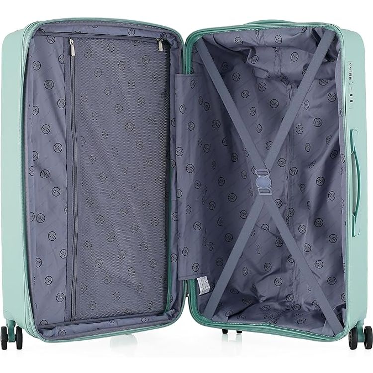 H.T Luggage Bag, Hard Case Polypropylene (PP) Material - Large/Green