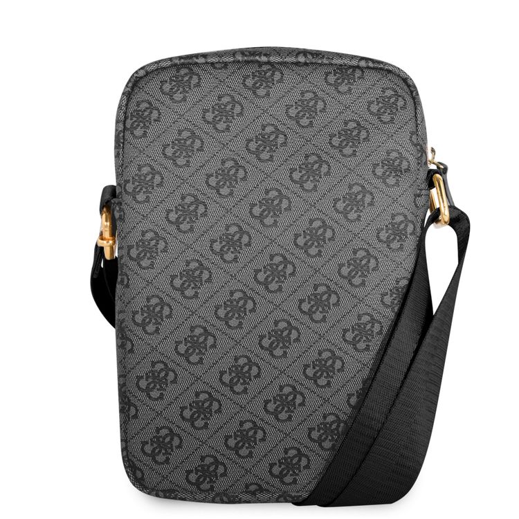 حقيبة جانبية من غيس ( GUTB8G4GFGR) حقيبة كمبيوتر لوحي 4G PU بشعار معدني كبير 8 "- رمادي