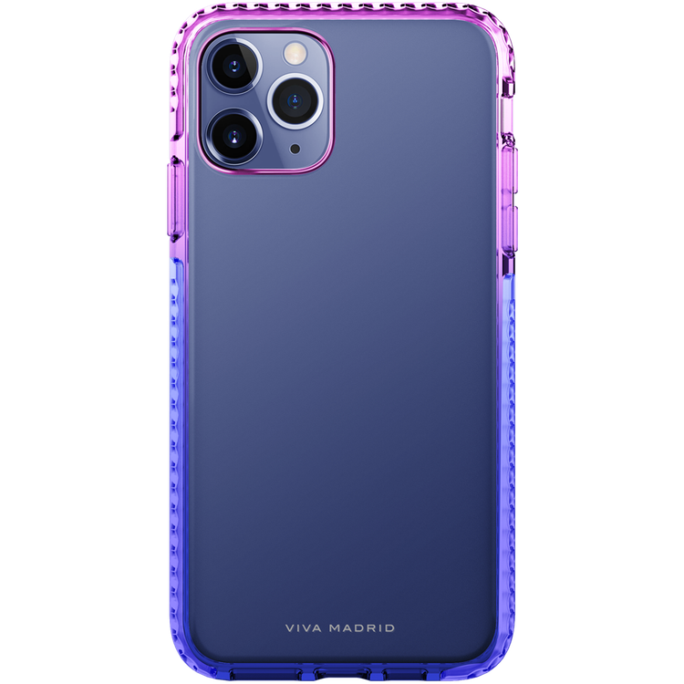 Viva Madrid Aurora 2-Tone Colour TPU Case Compatible for iPhone 12 Pro Max (6.7") Shock-Absorption, Anti-Scratch, Easy Access To All Ports (Cameras, Buttons & Speakers) - Purple