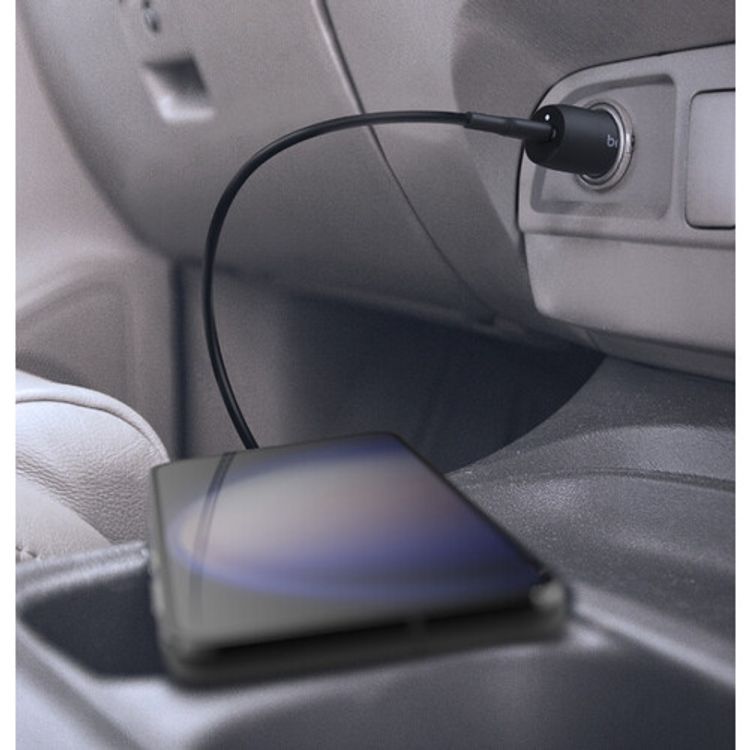 شاحن سيارة بلكين USB-C بقدرة 30 وات PPS - أسود