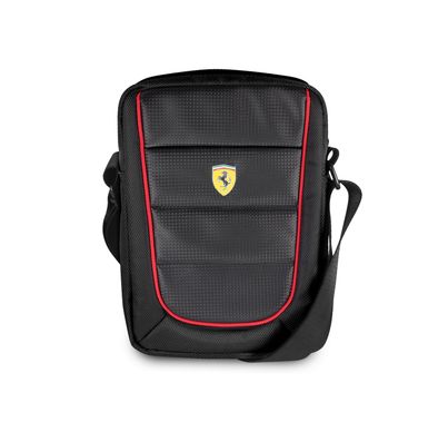 CG Mobile Ferrari Scuderia Tablet Bag with Shoulder Straps 8"- Black