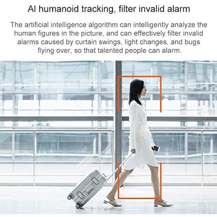 كاميرا مراقبة منزلية شاومي مي (حامل مغناطيسي) تجربة 170 درجة 1080 بكسل عالية الدقة بدقة 20 إطارًا في الثانية ، رؤية ليلية ، مقاومة للماء والغبار IP65