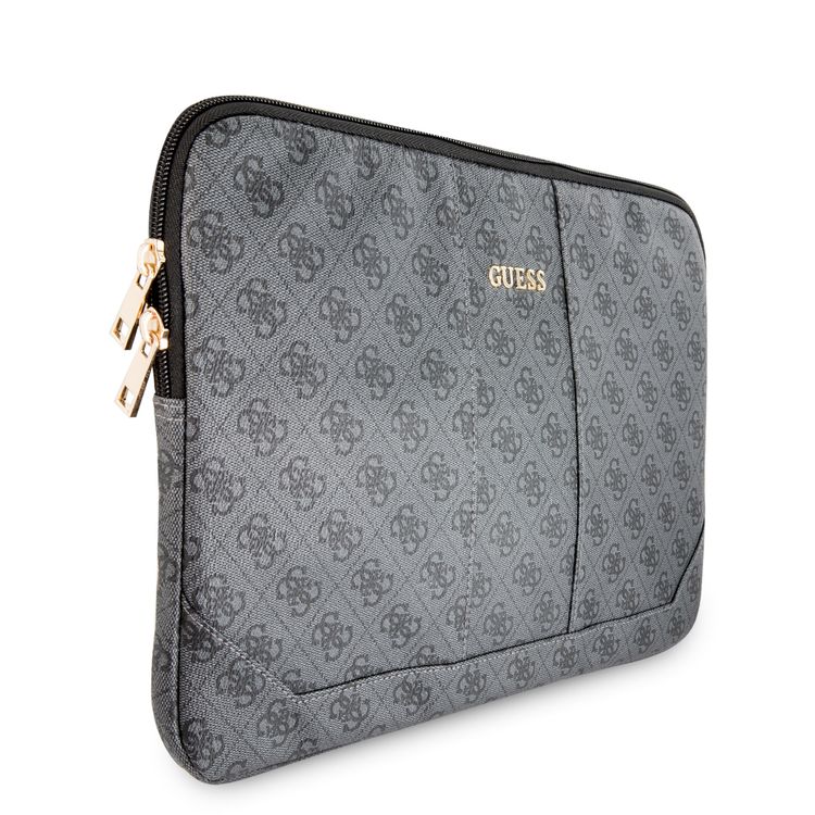 CG MOBILE Guess 4G Uptown PU Computer Sleeve 13" Notebook Bag Compatible for MacBook Portable Elegant Bag Suitable for Outdoor, Business, Office, School Officially Licensed - Gray