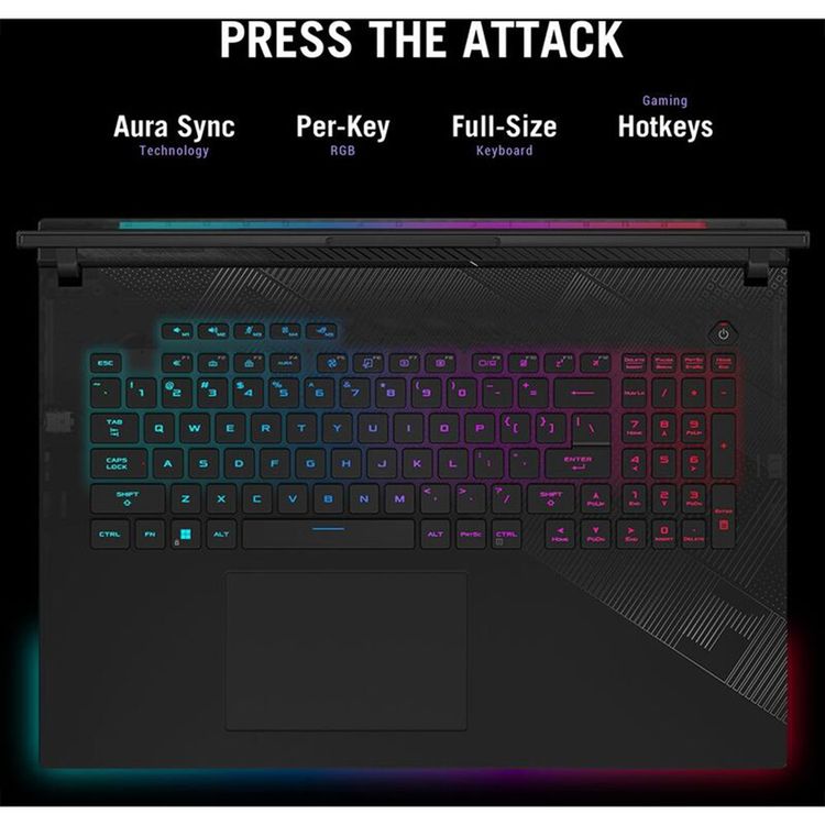 لابتوب الألعاب ASUS ROG Strix SCAR 18 / i9-14900HX / RTX 4080 / 18 بوصة - أوف بلاك 