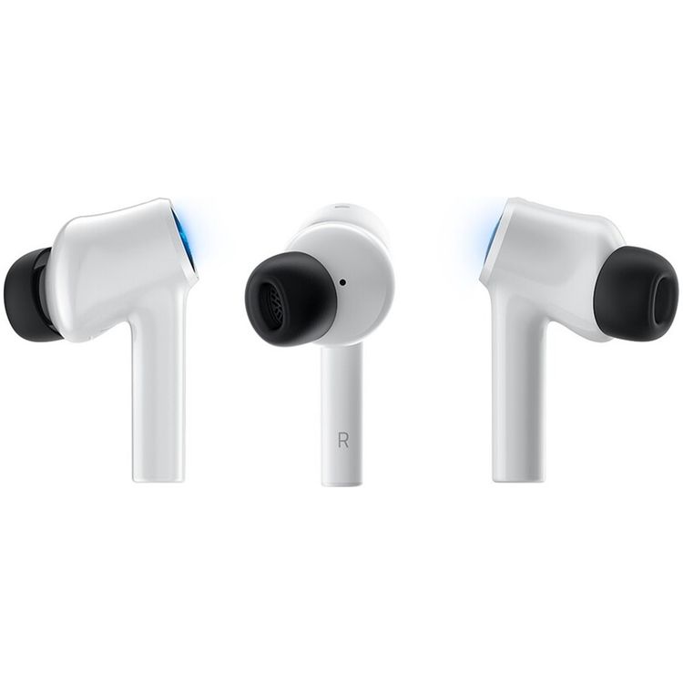 Razer Hammerhead HyperSpeed Multi-Platform Gaming Earbuds, True Wireless, Up to 30 Hours Battery Life, Noise Cancelling, Backlight, USB Type-C Charging - White