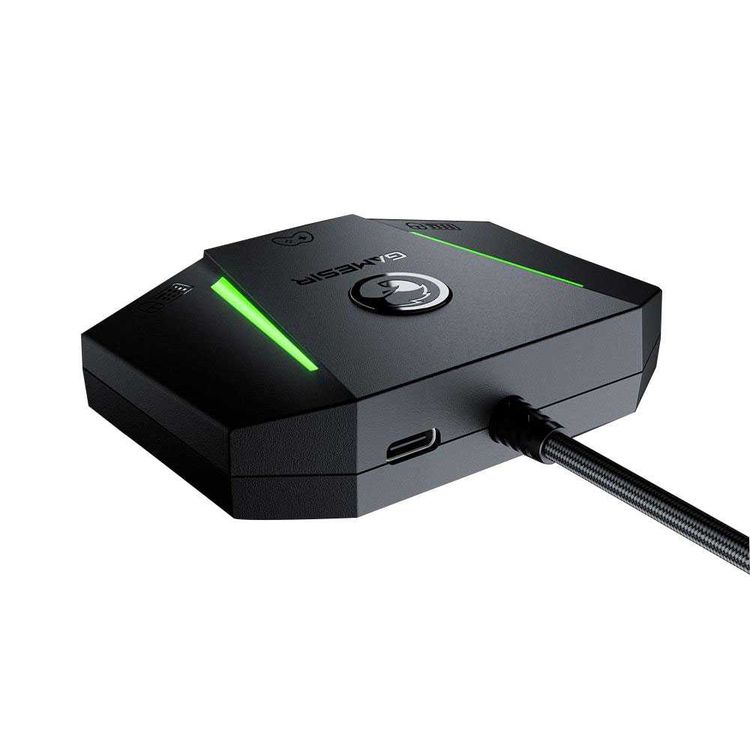 GameSir VX AimBox MultiPlatform Console Adapter Compatible w/ Xbox One,Xbox Series X/S,PlayStation 4,PlayStation 5,Nintendo Switch, Easy to Use, Fast & Flexible Connection - Black