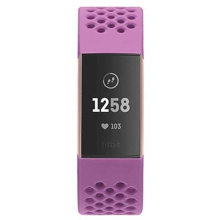 Fitbit Charge3 Silicone Sport Band - Berry