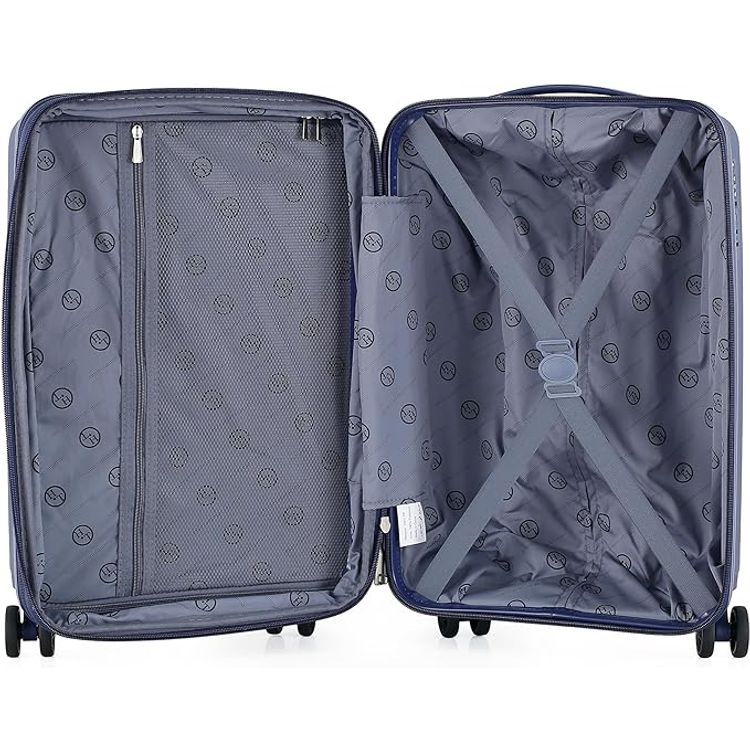 H.T Luggage Bag, Hard Case Polypropylene (PP) Material - Small/Blue
