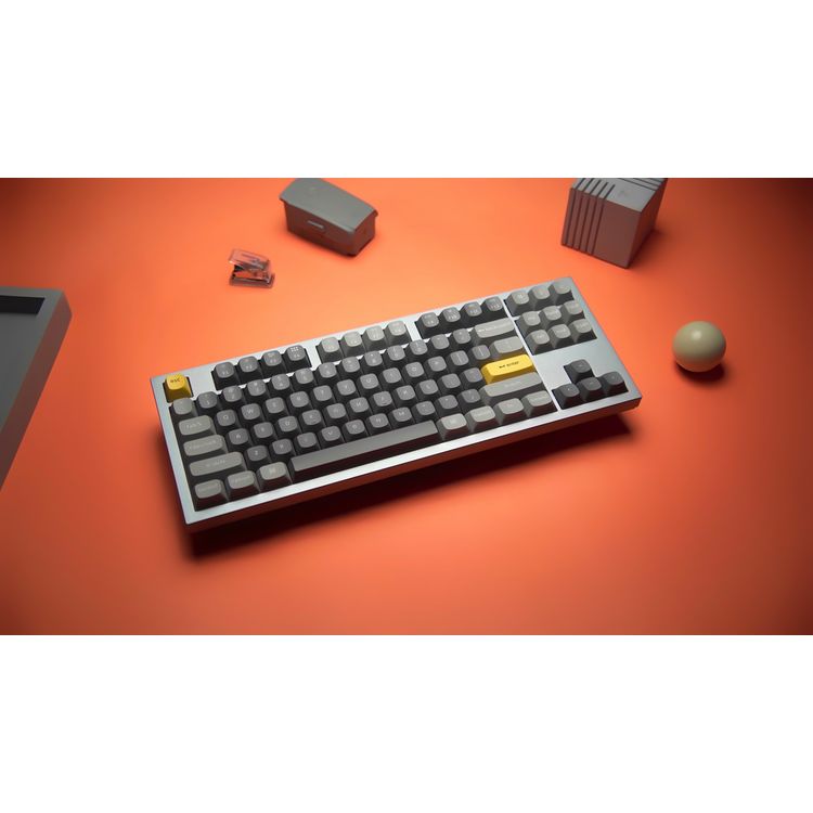 Keychron Q3 QMK Custom Hot-Swappable Gateron G-PRO Mechanical Keyboard With Blue Switch & RGB - Space Grey