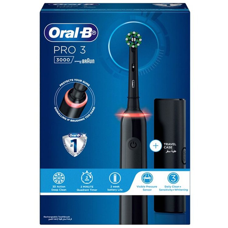 Oral-B Pro 3 Series 3000 Electric Toothbrush  - Black