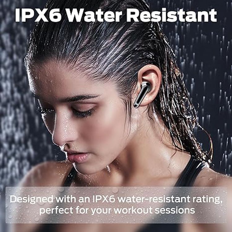 Monster N-Lite 203 AirLinks Wireless Earbuds, Bluetooth Version 5.3, 10m Transmission Distance, Type-C Charging Port, 2 Hours Charging Time - Black