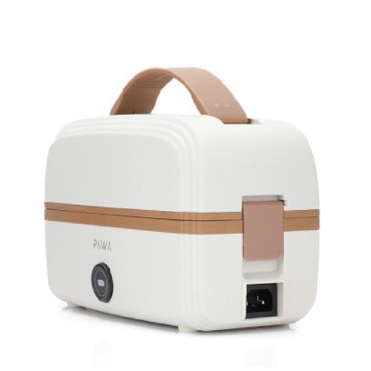صندوق الغداء الكهربائي متعدد الاستخدامات من باوا بسعة 1 لتر - أبيض