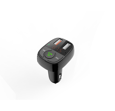 ديفيا سمارت سيريز شاحن سيارة ناقل حركة إف إم 18 وات - أسود