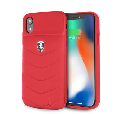 Ferrari Off Track Full Cover Power Case 4000mAh for iPhone X / Xs, Officially Licensed, Shock Resistant, Scratches Resistant