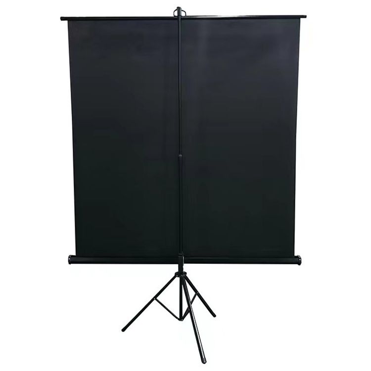 شاشة عرض بورودو 100 بوصة مع حامل ثلاثي الأرجل - أبيض