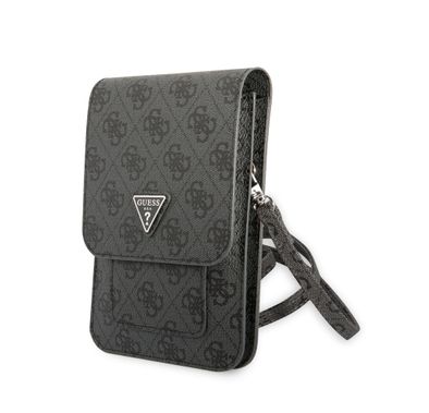 Guess GUWBP4TMGR Wallet 4G Triangle, Suitable for Outdoor, Business, Office, School Officially Licensed - Black