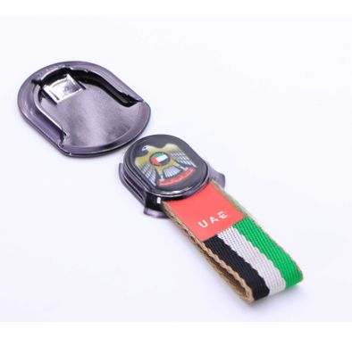 4Smarts 4SMUAE-BK Finger Strap UAE Version Smarts Finger Strap Grip Latch Country Flags Series Comfortable Handle - Country Flags Series