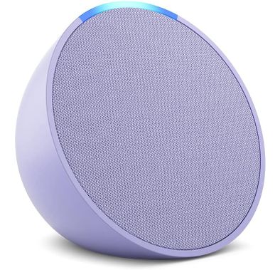 Echo Pop, Full sound compact Wi-Fi & Bluetooth smart speaker with Alexa, Use your voice to control smart home devices, Play music or the Quran - Purple