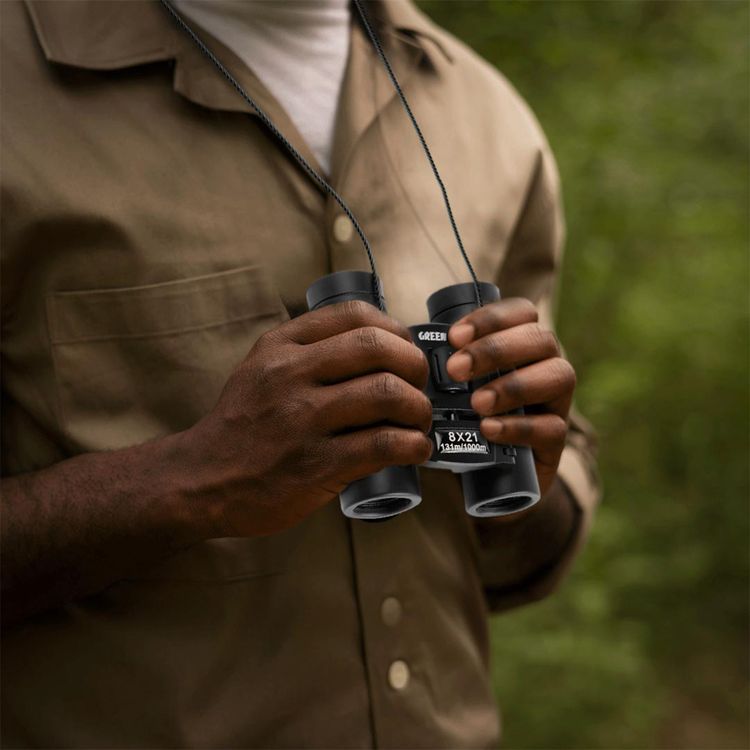 Green Lion Shark Binocular - Black