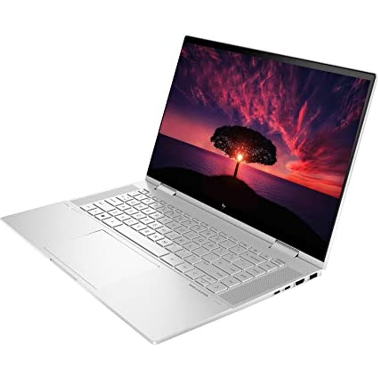 كمبيوتر محمول HP ENVY x360 2 في 1 مقاس 15.6 بوصة ، شاشة تعمل باللمس ، Windows 11 Home ، AMD Ryzen ™ 7 ، ذاكرة وصول عشوائي 16 جيجابايت ، 1 تيرابايت SSD ، FHD