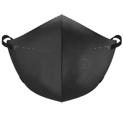 ايربوب قناع وجه خفيف قابل لإعادة الاستخدام وقابل للغسل SE عبوة واحدة ، أغطية وجه من 4 طبقات ، مقاس محيطي ، أقنعة وجه بتصميم خفيف الوزن للارتداء المتكرر ، (قطعتان) ، أسود