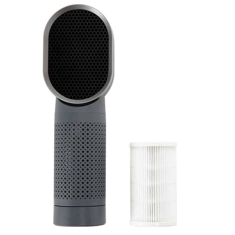 Pout Nose 1 Hepa Filter Air Purifier w/ H13-Grade HEPA Filter & Effective Carbon Cleaner for Home/Bedroom/Office - 3-Buttons Operation - 28Db Quiet Portable Air Cleaner -Cool Gray