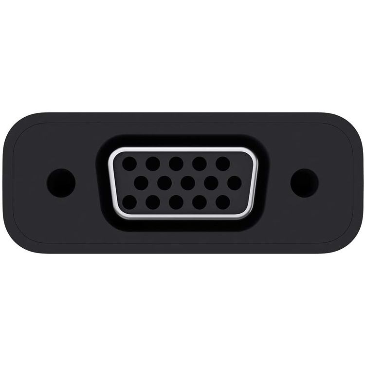 بيلكين  محول USB-C إلى VGA و USB-C ذكر و VGA أنثى ، متوافق مع أجهزة USB-C - أسود