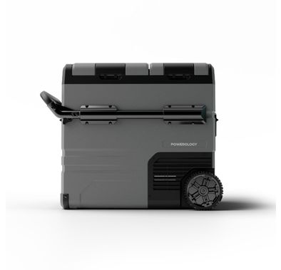 ثلاجة وفريزر باورولوجي سمارت 55 لتر مع مقصورة مزدوجة - أسود