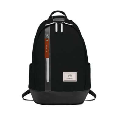 هابيتوحقيبة ظهر عمودية من البوليستر - أسود