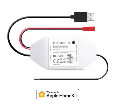 فتحت باب المرآب Meross Smart Wi-Fi - أبيض