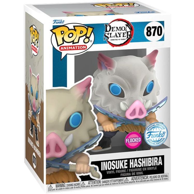 Funko toys Demon Slayer Inosuke Flocked